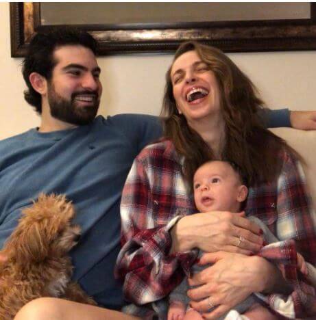 Little Hartley with his adorable parent